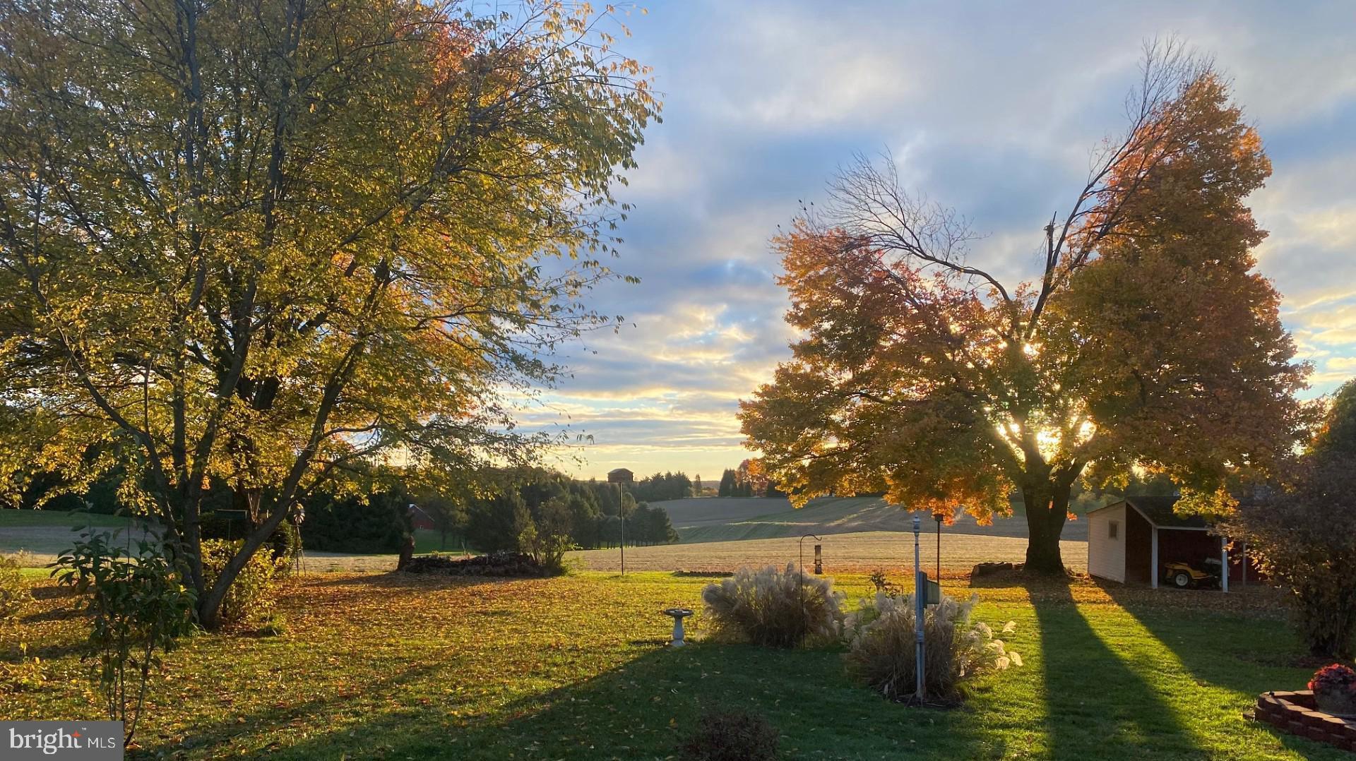15753 Dover Road Upperco, MD 21155 - Photo 2 of 61 Sunset/farm view from kitchen & dining rm
