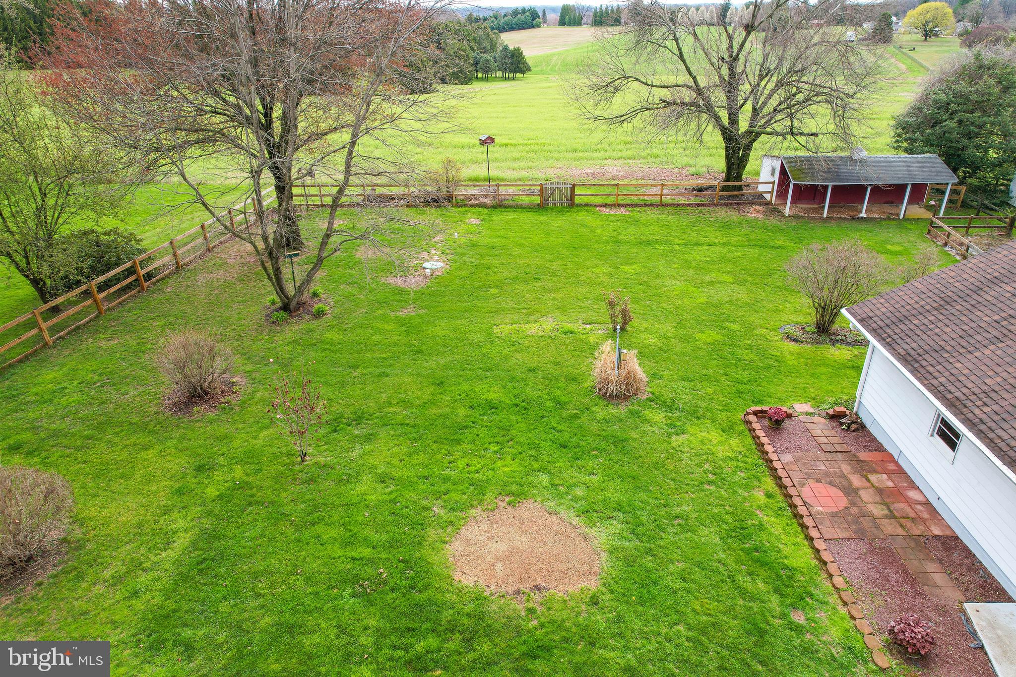 15753 Dover Road Upperco, MD 21155 - Photo 6 of 61 Fenced-in (2022) backyard w incredible views