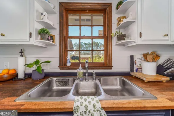 a room with storage and utility