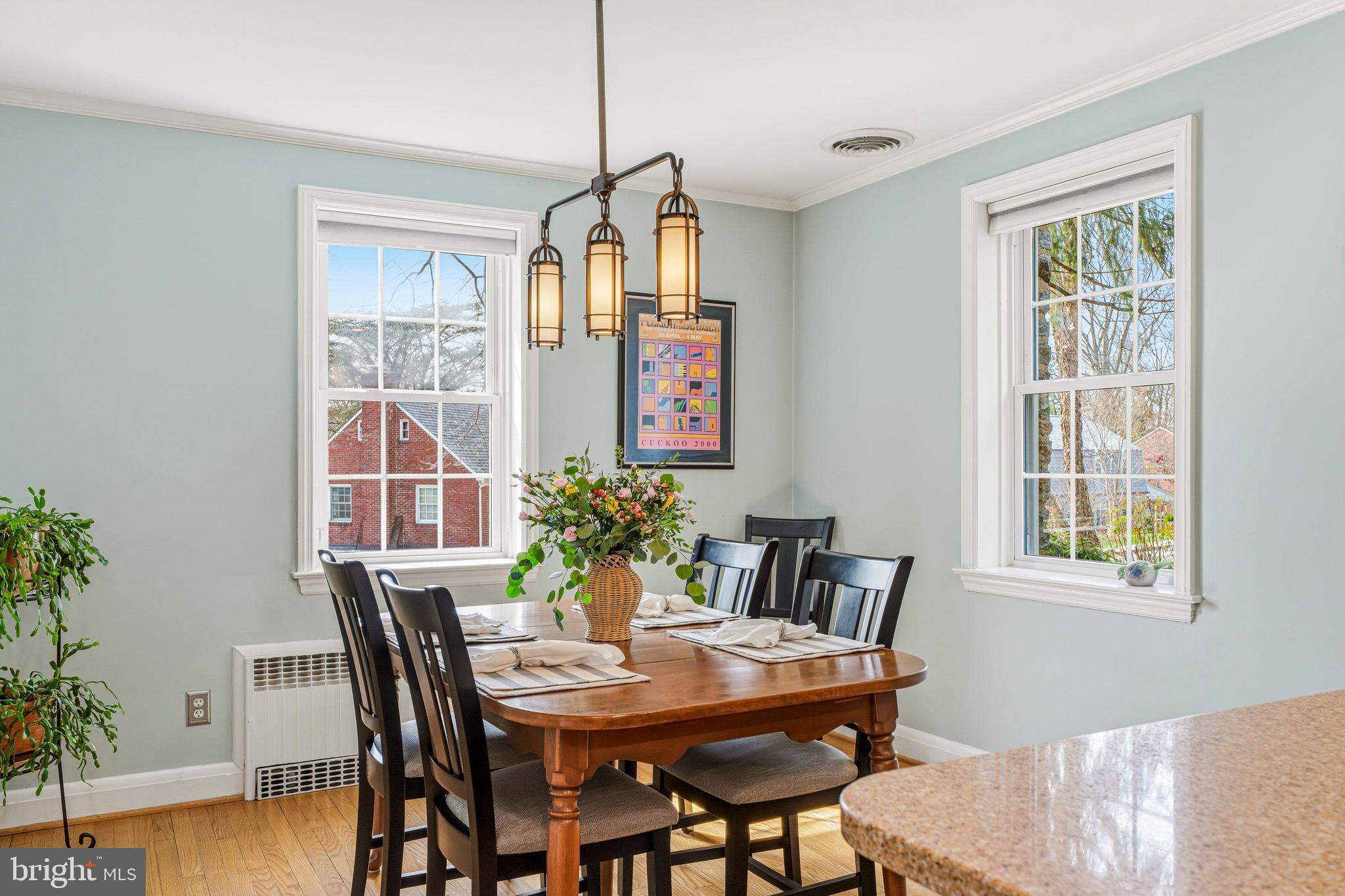 318 Alabama Road Towson, MD 21204 - Photo 18 of 72 a view of a dining room with furniture and window