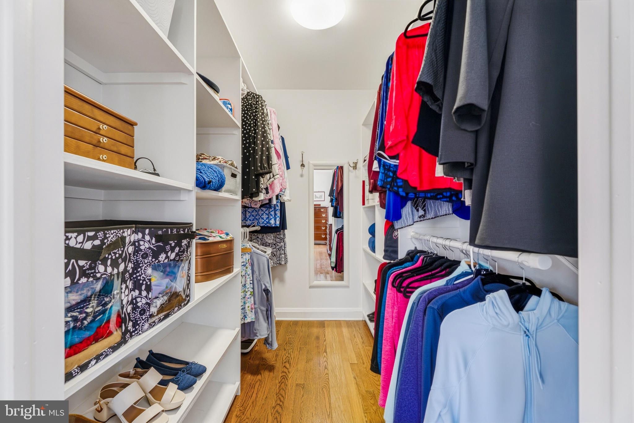 318 Alabama Road Towson, MD 21204 - Photo 36 of 72 a view of walk in closet with clothes and shoes