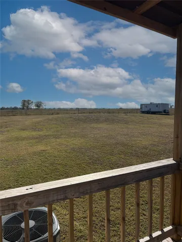 a view of ocean from a balcony