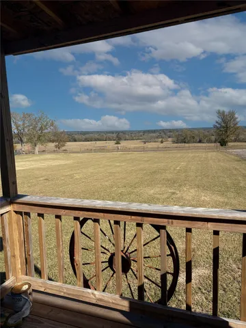 a view of ocean from a balcony