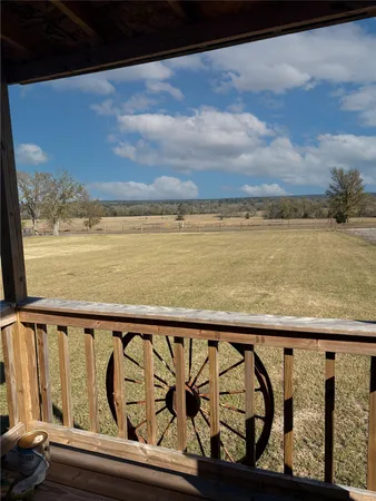 a view of ocean from a balcony
