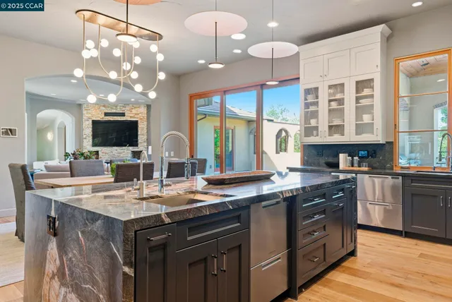 a outdoor living space with furniture and garden view