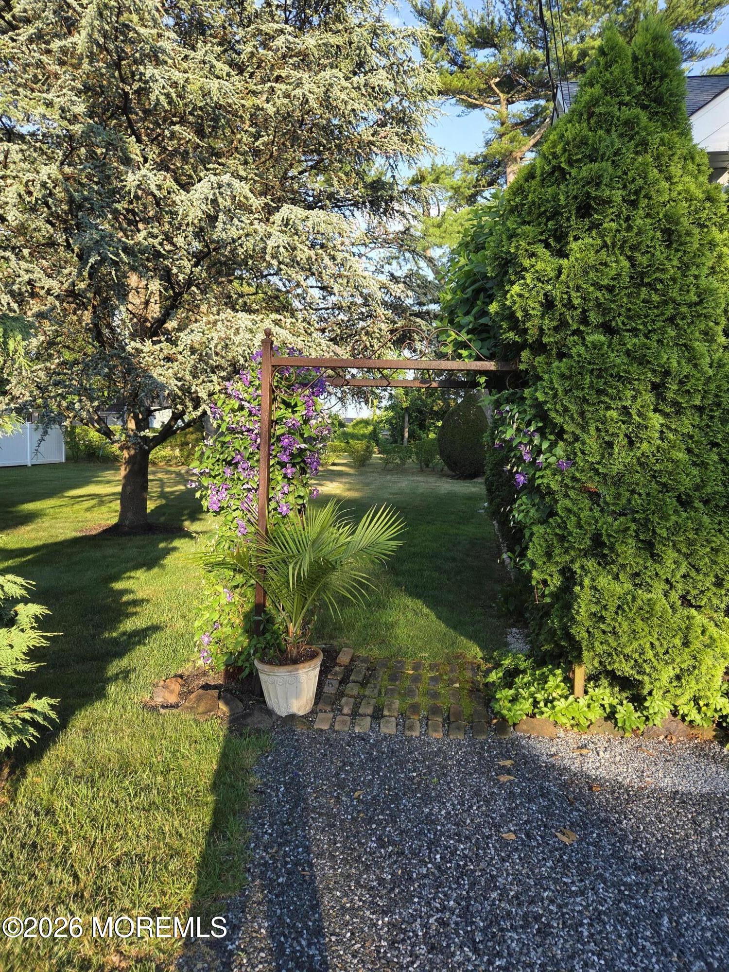 478 Rickey Lane Long Branch, NJ 07740 - Photo 64 of 64 a view of a garden with a lake