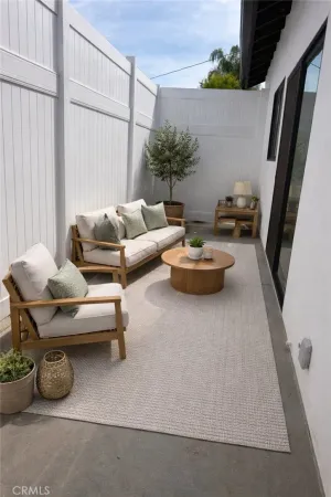 a view of empty room