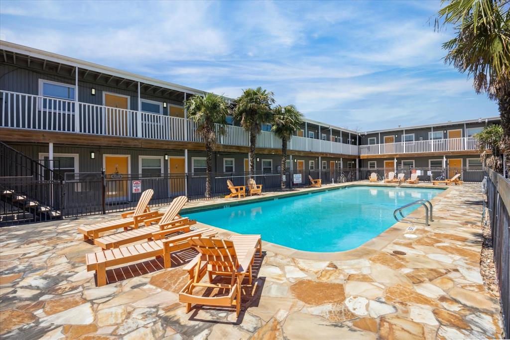 2401 Manor Road, Unit 232A Austin, TX 78722 - Photo 5 of 6 front view of a house with a patio