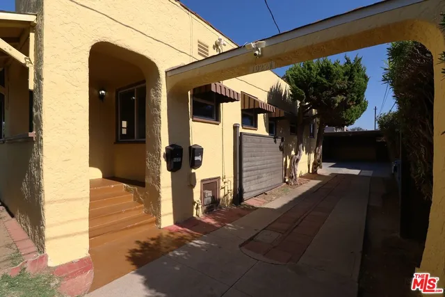 a view of a house with a hallway