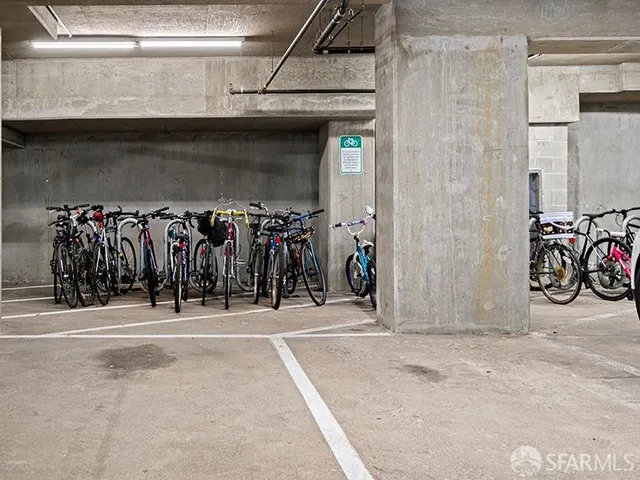 a view of a building and a street
