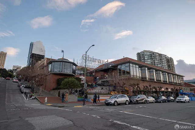 a view of a city with tall buildings