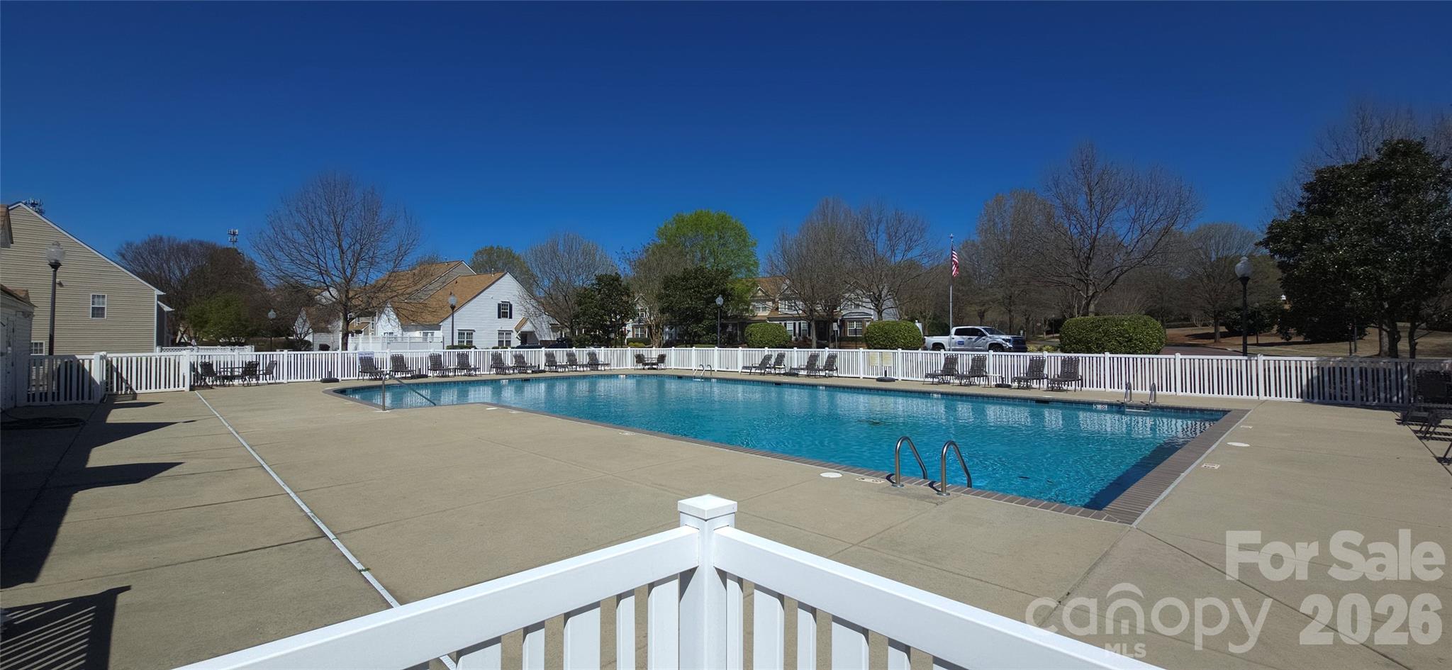 11542 Rabbit Ridge Road Charlotte, NC 28270 - Photo 30 of 33 a view of swimming pool with outdoor seating and plants