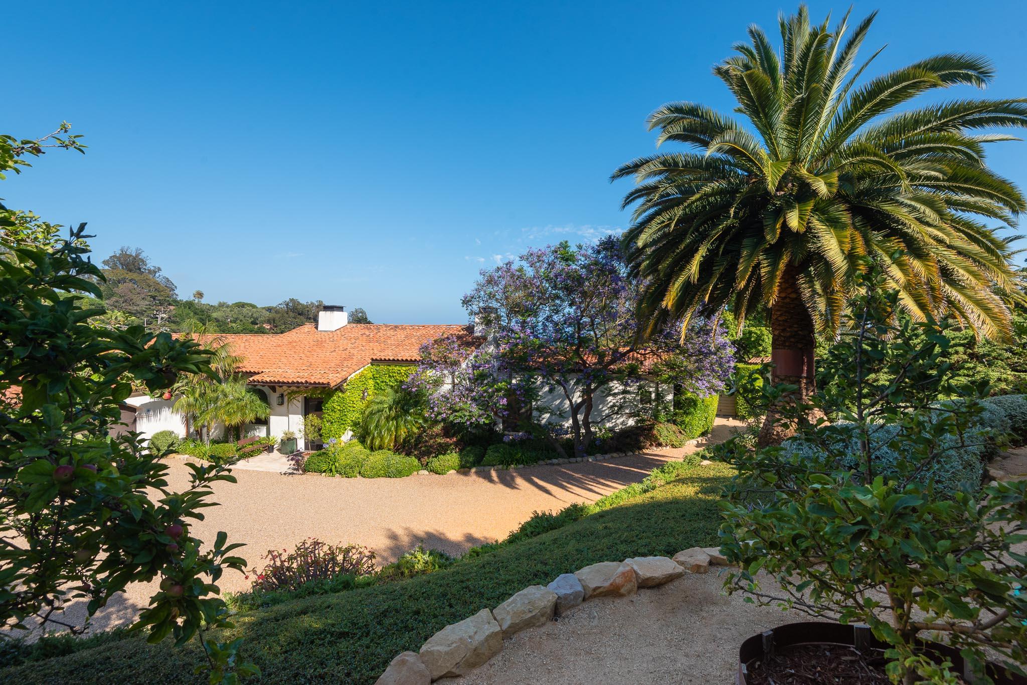 698 El Rancho Road Montecito, CA 93108 - Photo 5 of 24 a view of a yard