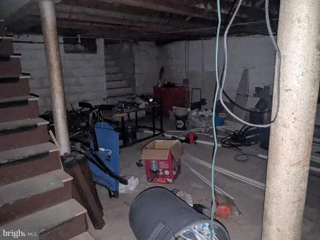 a room with storage and utility