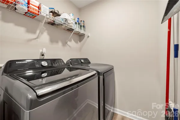 a close view of utility room