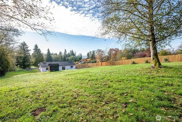 a view of an outdoor space and a yard