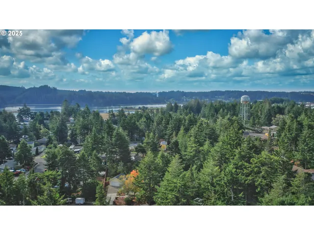 a open area with mountains in the background