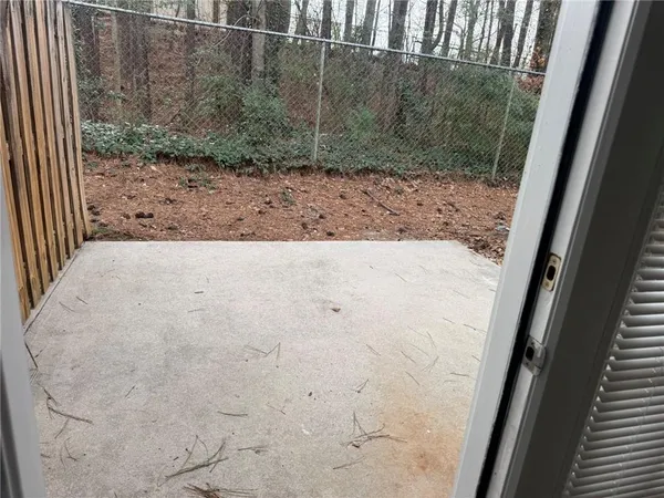 a view of a small space