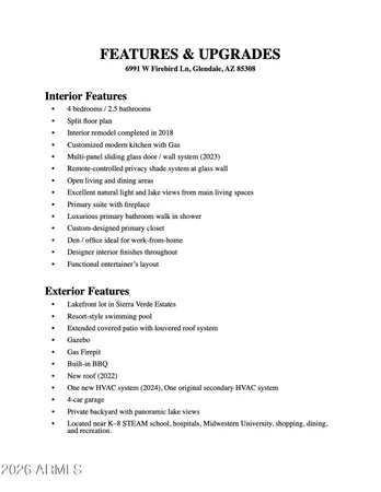 $5,200 | 6991 West Firebird Drive, Glendale, AZ 85308