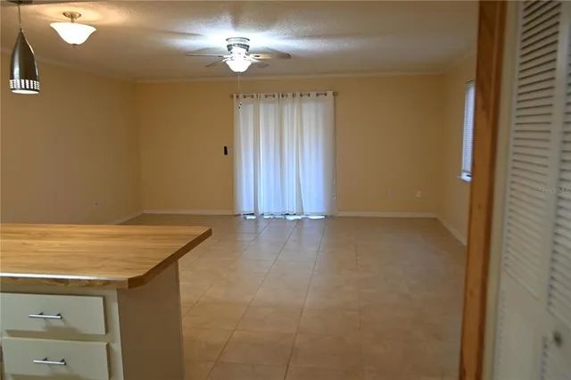 a view of room with hardwood