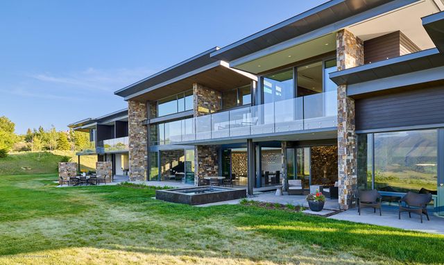 a view of a swimming pool and a terrace