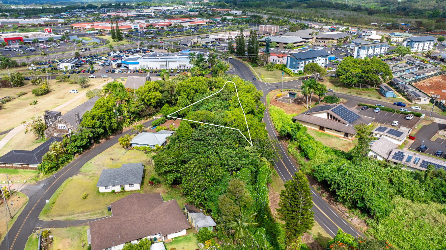 2804 Wehe Road Lihue, HI 96766 - Photo 6 of 29 an aerial view of residential houses with outdoor space