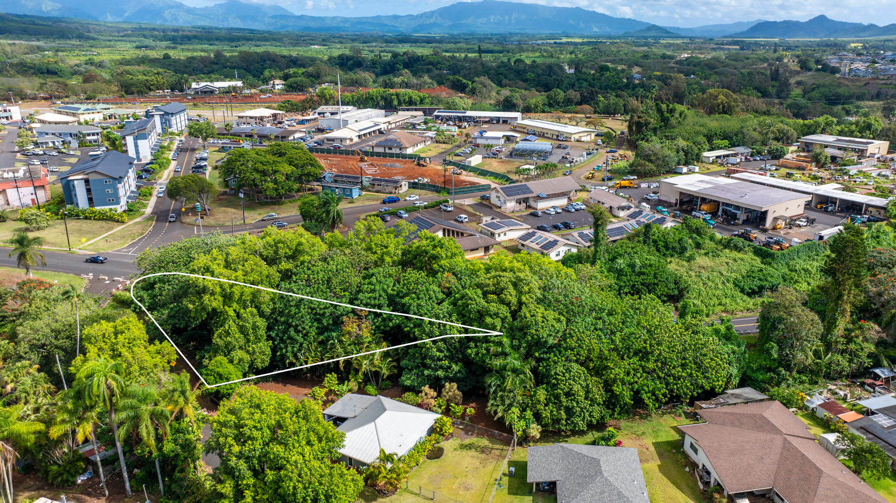 2804 Wehe Road Lihue, HI 96766 - Photo 8 of 29 an aerial view of multiple house