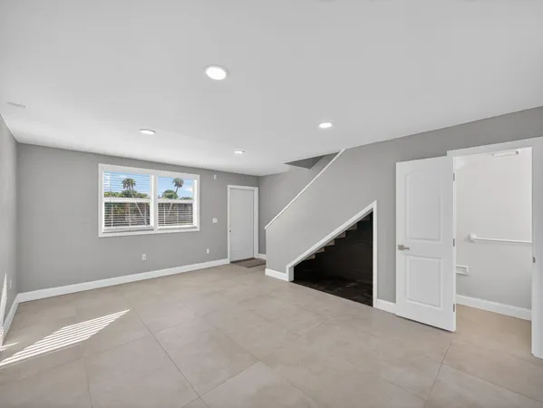 a view of an empty room