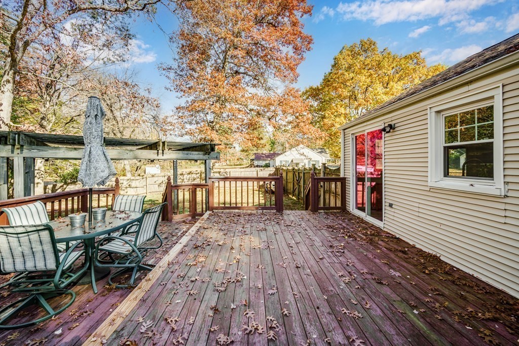 76 Wilshire Road Springfield, MA 01118 - Photo 26 of 34 a balcony with wooden floor and fence