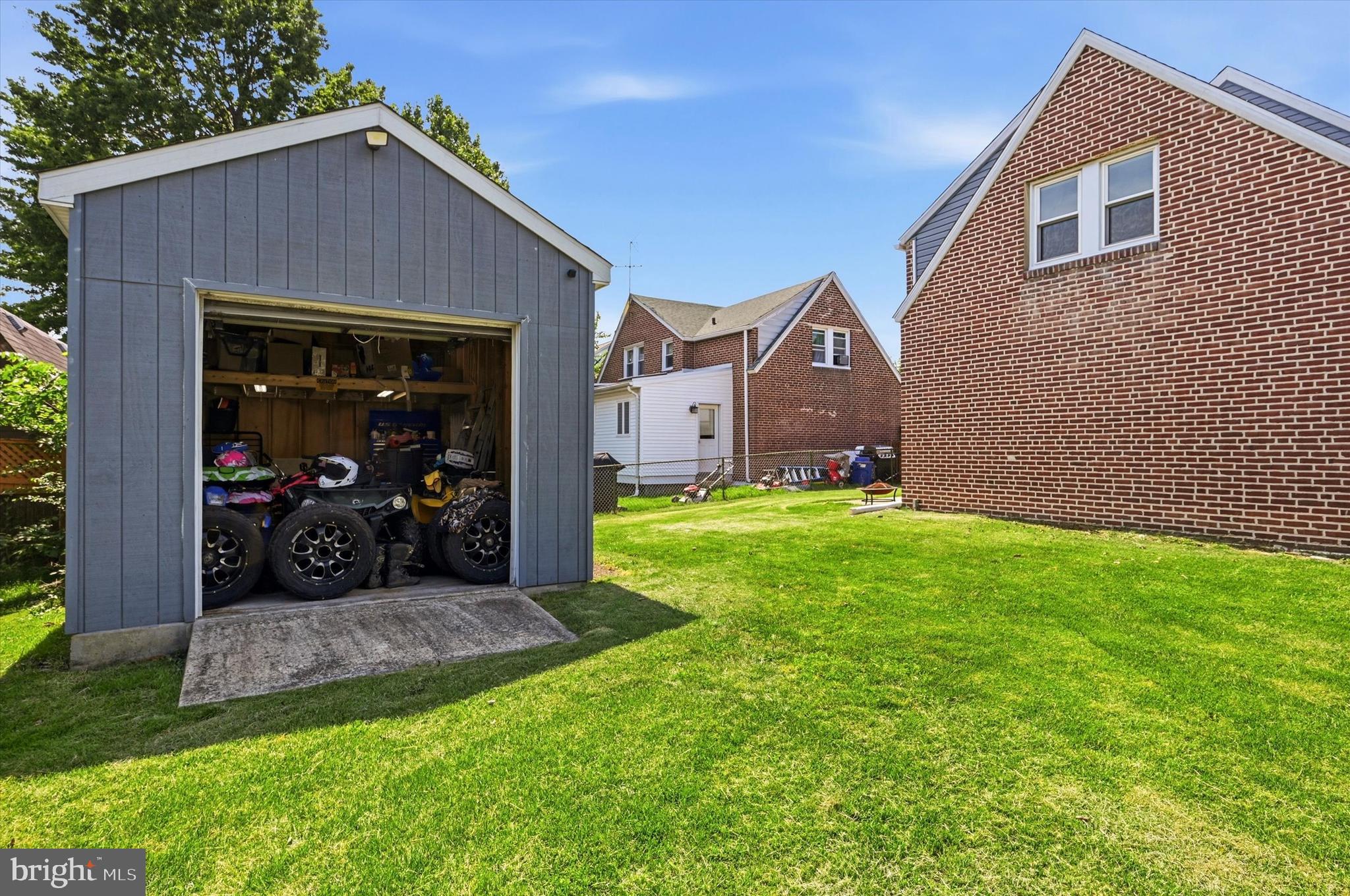 306 Burk Avenue Ridley Park, PA 19078 - Photo 24 of 26 Detached One Car Garage With Electric and Loft Spa