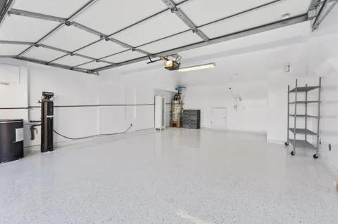 a view of a room with stairs