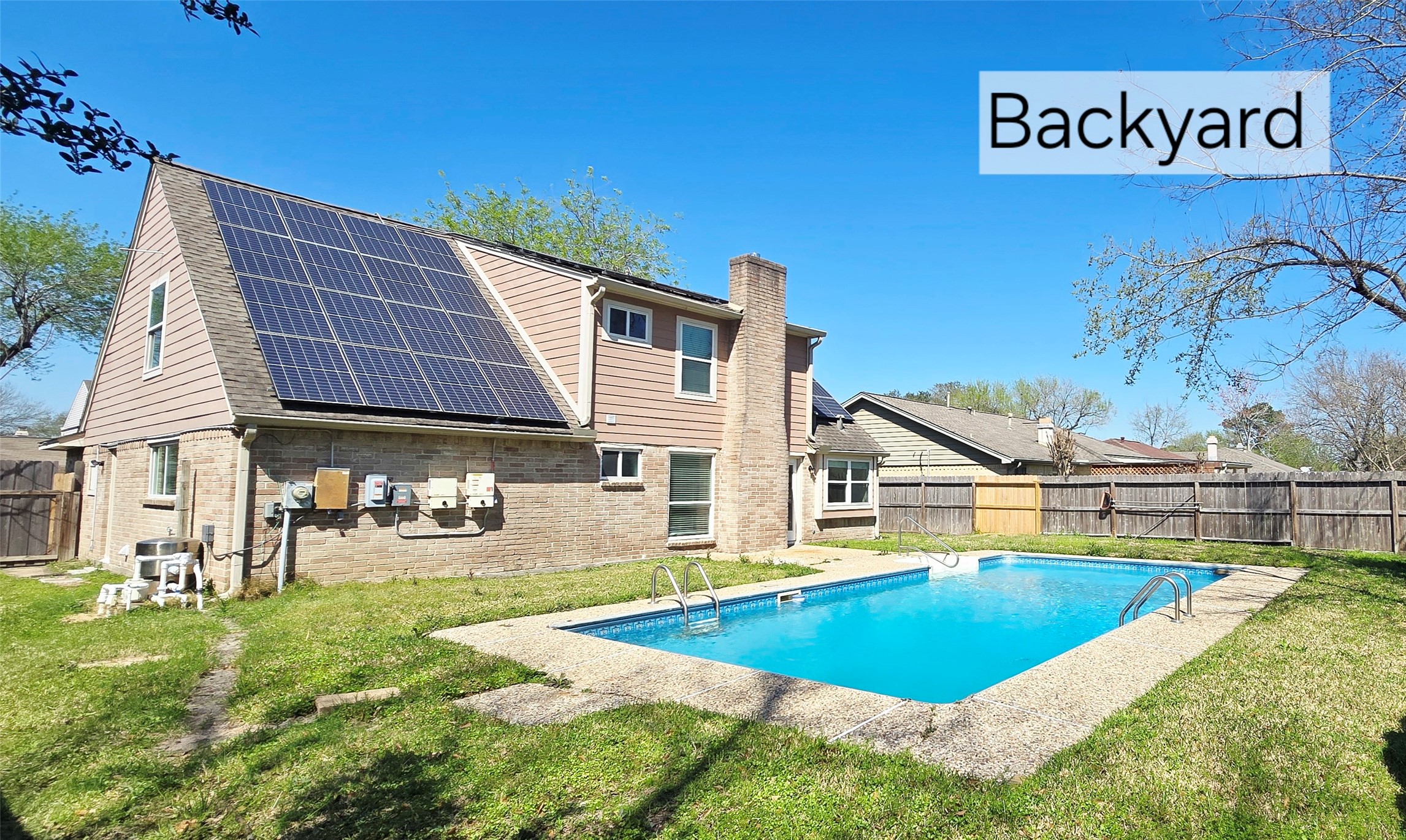 4827 Cypressdale Drive Spring, TX 77388 - Photo 33 of 35 a view of a house with swimming pool