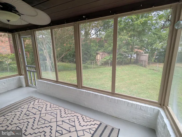 a view of a room with window