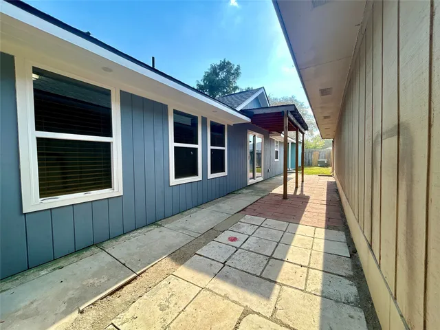 a view of front door