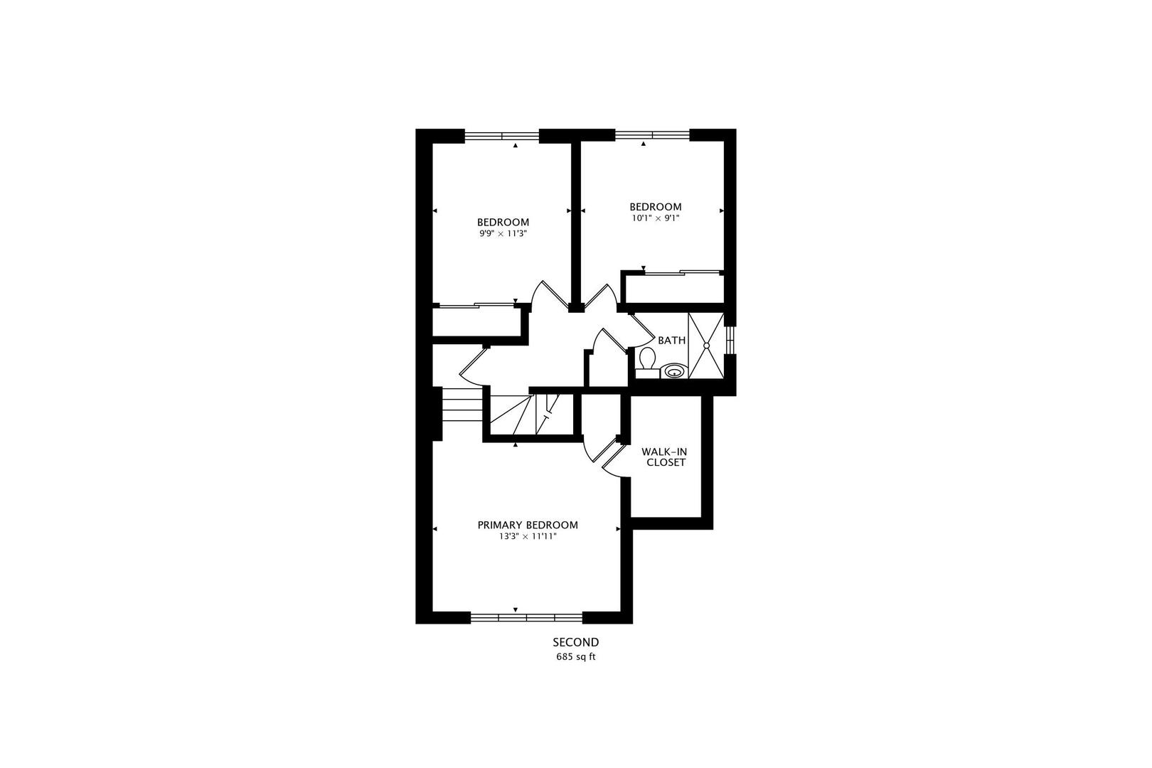9454 Potter Road Des Plaines, IL 60016 - Photo 31 of 33 a picture of floor plan