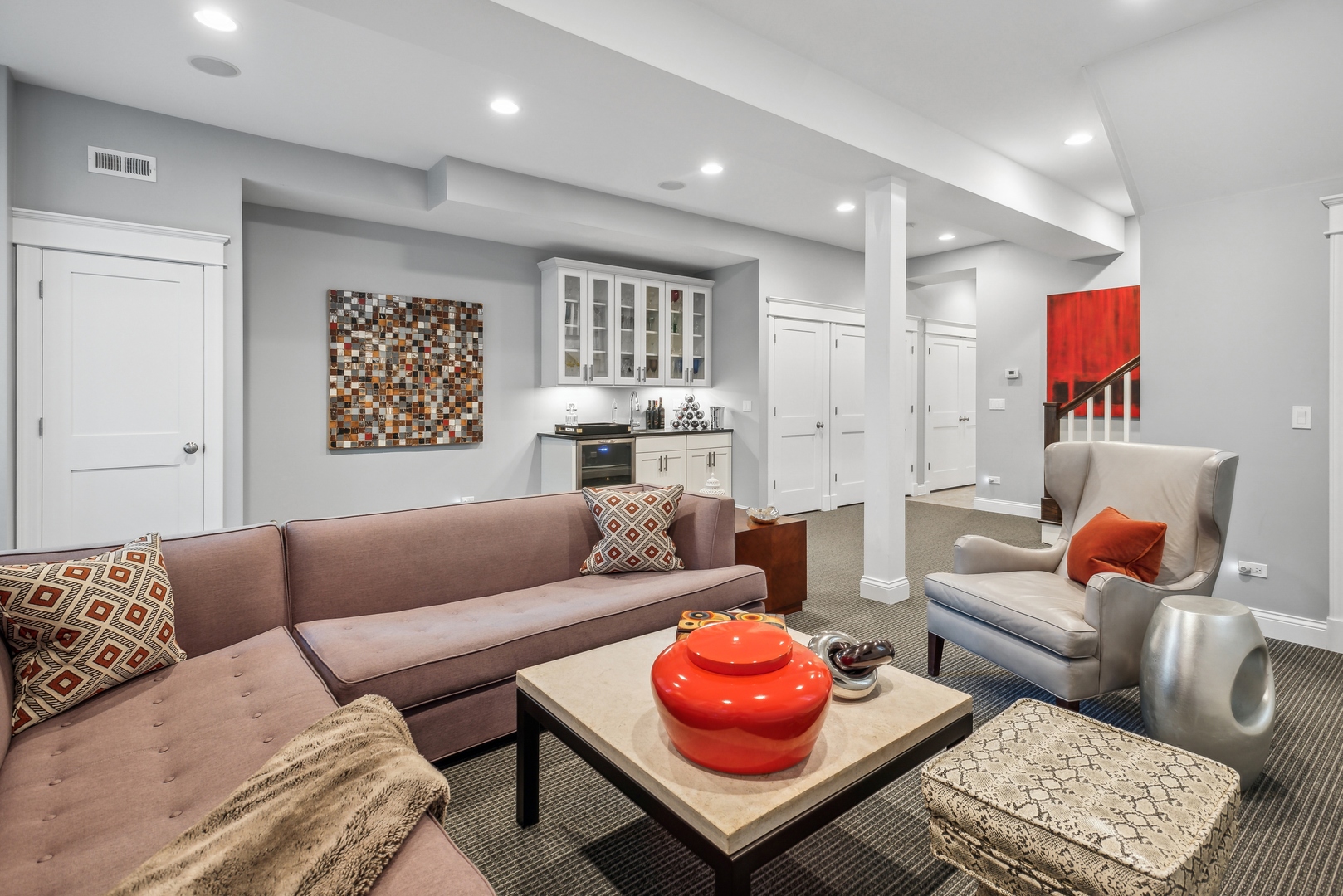 2413 North Orchard Street Chicago, IL 60614 - Photo 31 of 33 a living room with furniture and a couch
