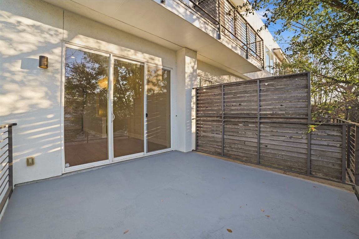 1801 East 2nd Street, Unit 2 Austin, TX 78702 - Photo 12 of 34 Additional viewpoint of patio.