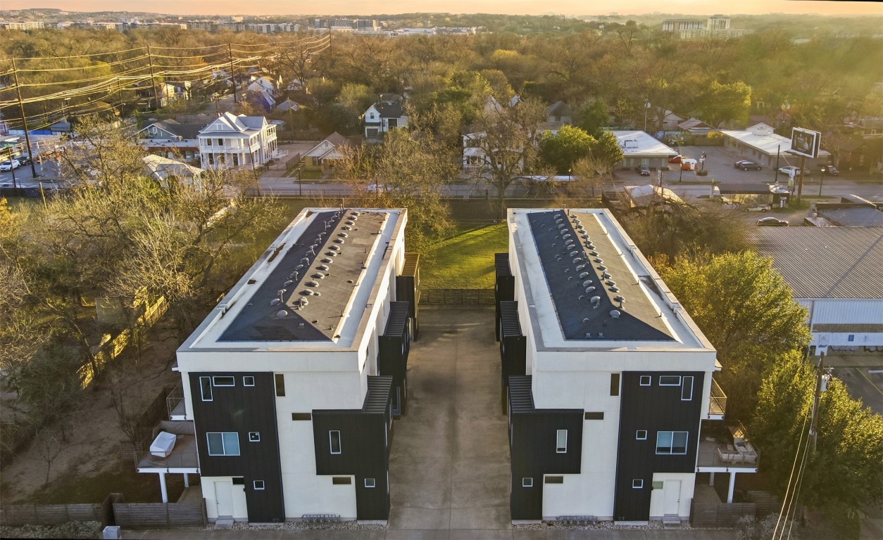 1801 East 2nd Street, Unit 2 Austin, TX 78702 - Photo 31 of 34 Aerial view of the complex.