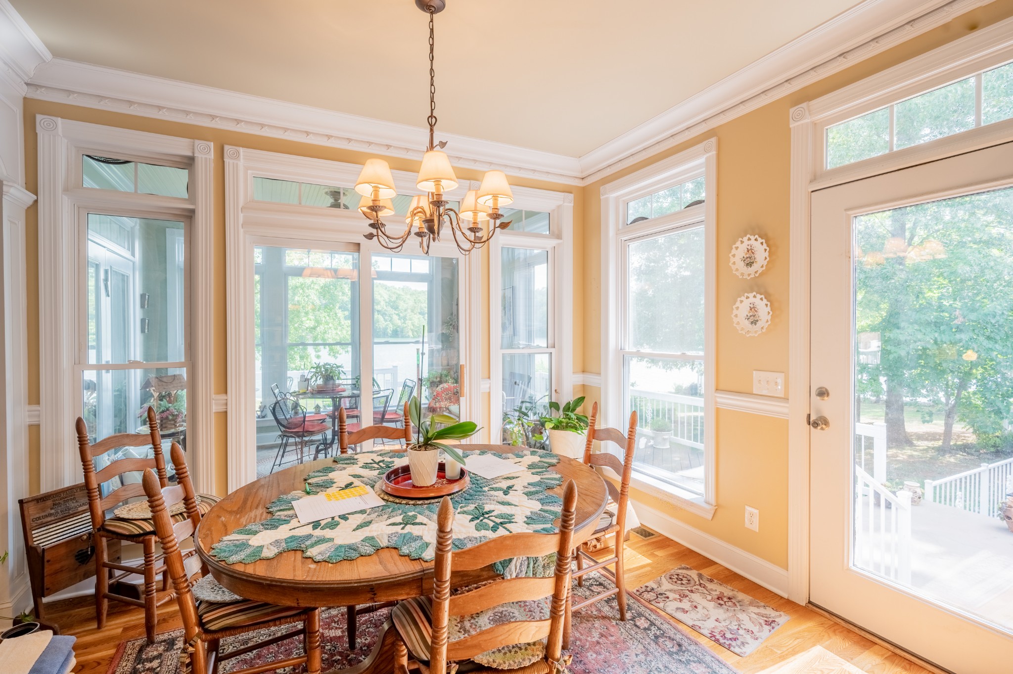 1476 Dripping Springs Road Winchester, TN 37398 - Photo 20 of 68 a view of a dining room with furniture large windows and wooden floor