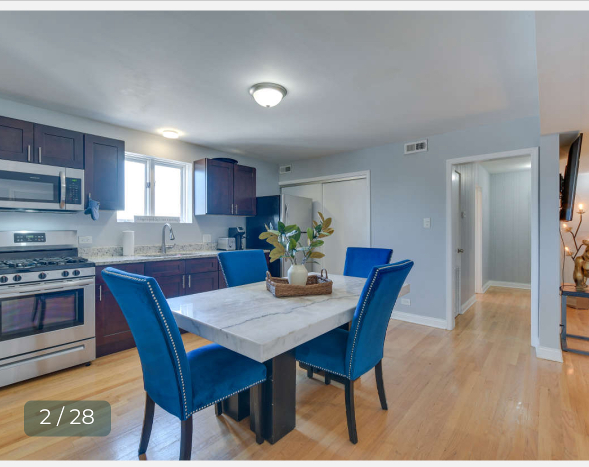8136 South Kedzie Avenue, Unit 201 Chicago, IL 60652 - Photo 7 of 9 a view of a dining room with furniture