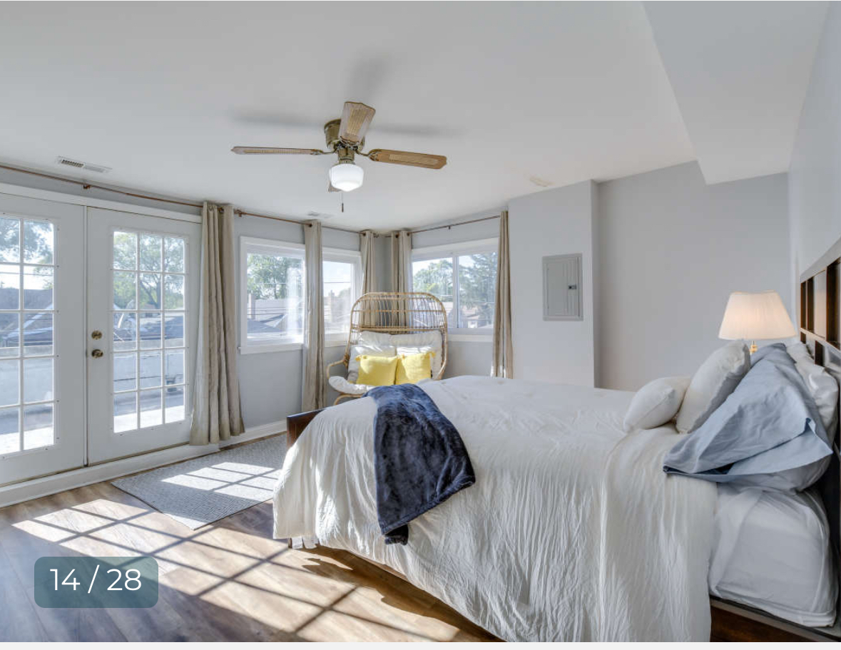 8136 South Kedzie Avenue, Unit 201 Chicago, IL 60652 - Photo 9 of 9 a bed sitting in a bedroom next to a window