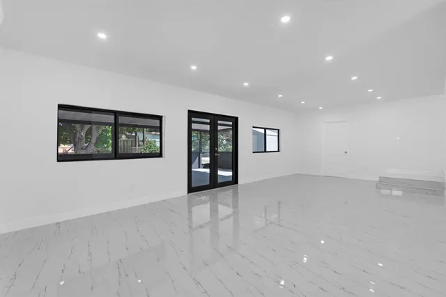 a view of an empty room