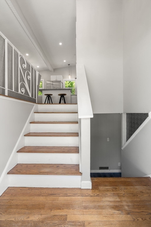 6 Rosenfeld Road Millis, MA 02054 - Photo 15 of 23 a view of entryway and hall with wooden floor