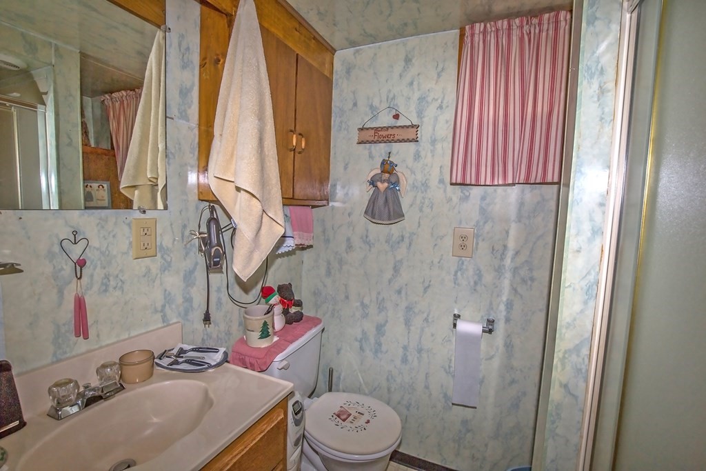 165 Bacon Road Springfield, MA 01119 - Photo 40 of 40 a bathroom with a sink toilet and shower