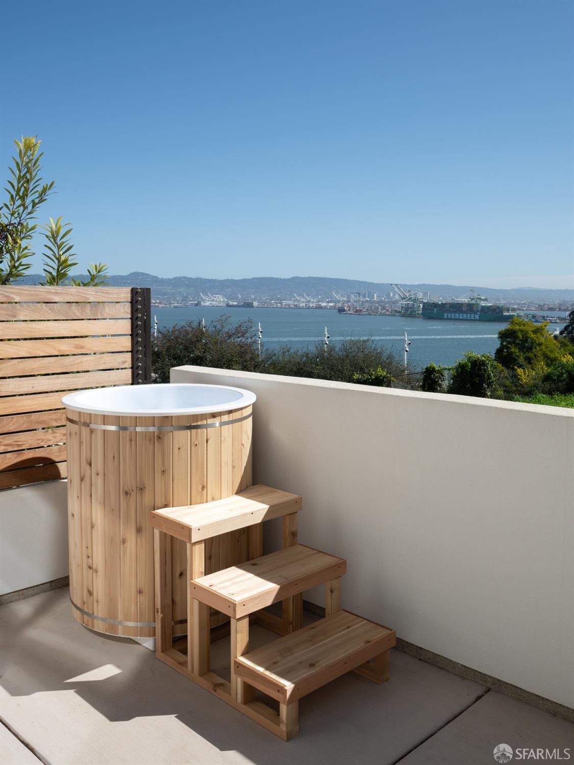 38 Meadow Drive, Unit 3 San Francisco, CA 94130 - Photo 19 of 52 a view of a terrace with a bench