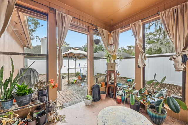 a living room filled with furniture