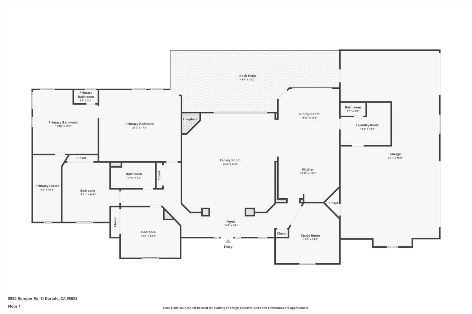 5880 Bumper Road El Dorado, CA 95623 - Photo 71 of 71 a picture of floor plan