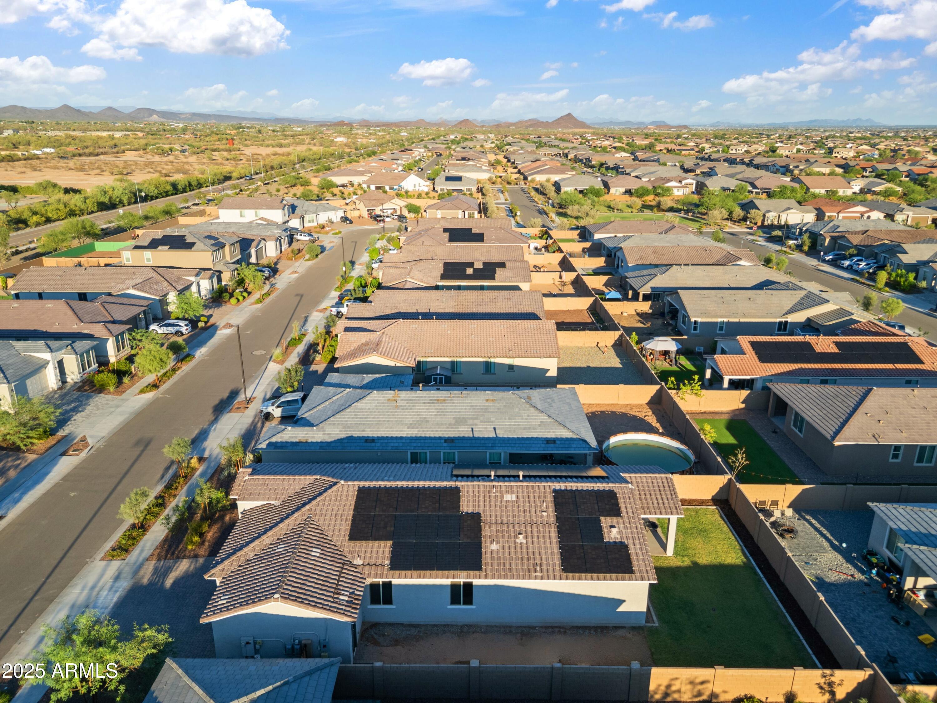 17829 West Red Fox Road Surprise, AZ 85387 - Photo 27 of 28 Backyard Aerial