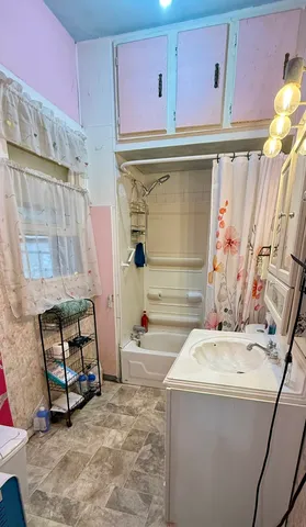 a room with storage and utility