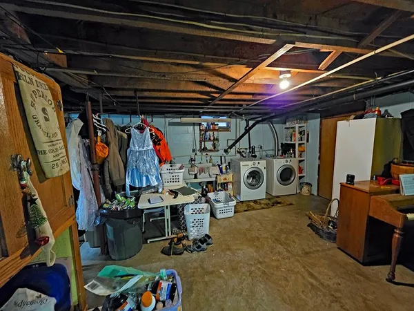 a view of a storage room with a lot of stuff